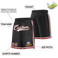 thumbnail image 2 of Custom Basketball Athletic Shorts Men Youth Stitched Name Number Mesh Gym Sports Workout Fashion Short with Pockets, 2 of 8