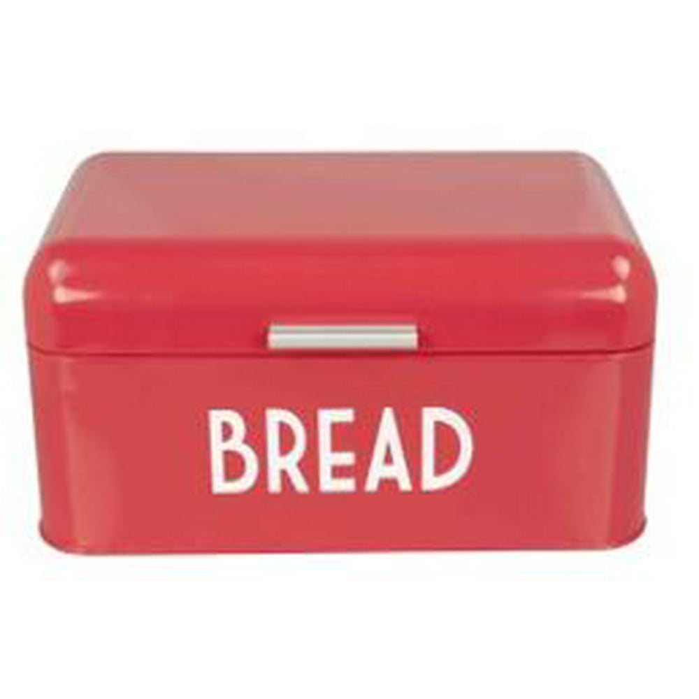 Home Basics Bread Box Red