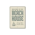thumbnail image 2 of Seaside Beach House Novelty Sign, Metal Wall Decor - 10x14 inches, 2 of 4