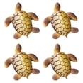 thumbnail image 1 of KAKOWELY Fish Tank Accessory 4Pcs Decorative Turtle Model Fish Tank Layout Ornament Landscape Adornment Craft1.38"X1.18"X0.79", 1 of 5