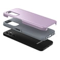 thumbnail image 6 of Heavy Duty Armor Rubber Dual Layer Hybrid Slim Fit Shockproof Cover TPU Silicone + Hard PC Case for Samsung Galaxy A14 5G - Lilac, 6 of 7