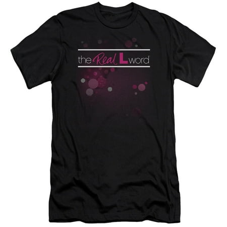 The Real L Word Reality TV Series Showtime Flashy Logo Adult Slim T-Shirt