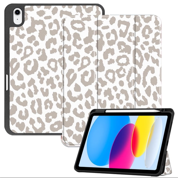 Deokke Compatible Con Ipad (A16) 11.ª Generación 11 Pulgadas 2025 Ipad 10.ª Generación Funda 2022 10.9 Pulgadas Funda Portalápices Parte Trasera Suave Auto Sleep/Wake Cover Niñas Mujeres-Patrón De Gue