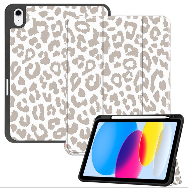 Deokke Compatible Con Ipad (A16) 11.ª Generación 11 Pulgadas 2025 Ipad 10.ª Generación Funda 2022 10.9 Pulgadas Funda Portalápices Parte Trasera Suave Auto Sleep/Wake Cover Niñas Mujeres-Patrón De Gue