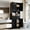 Black, variant on IKIMI 71" Tall Bathroom Cabinet, Metal Narrow Storage Cabinet with 2 Doors and 1 Drawer for Bathroom, Kitchen, Living Room, White