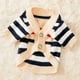 thumbnail image 2 of Winter Dog Clothes Chihuahua Soft Puppy Kitten High Striped Cardigan Warm Knitted Sweater Coat Fashion Clothing for Pet Dogs Cat ShopWise Round, 2 of 16
