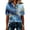 Royal Blue, variant on JULMCOMO Polo Shirts for Women Marble Print Button Collared Loose Fit Trendy Golf Shirts Short Sleeve Office Graphic Tees Sky Blue 3XL