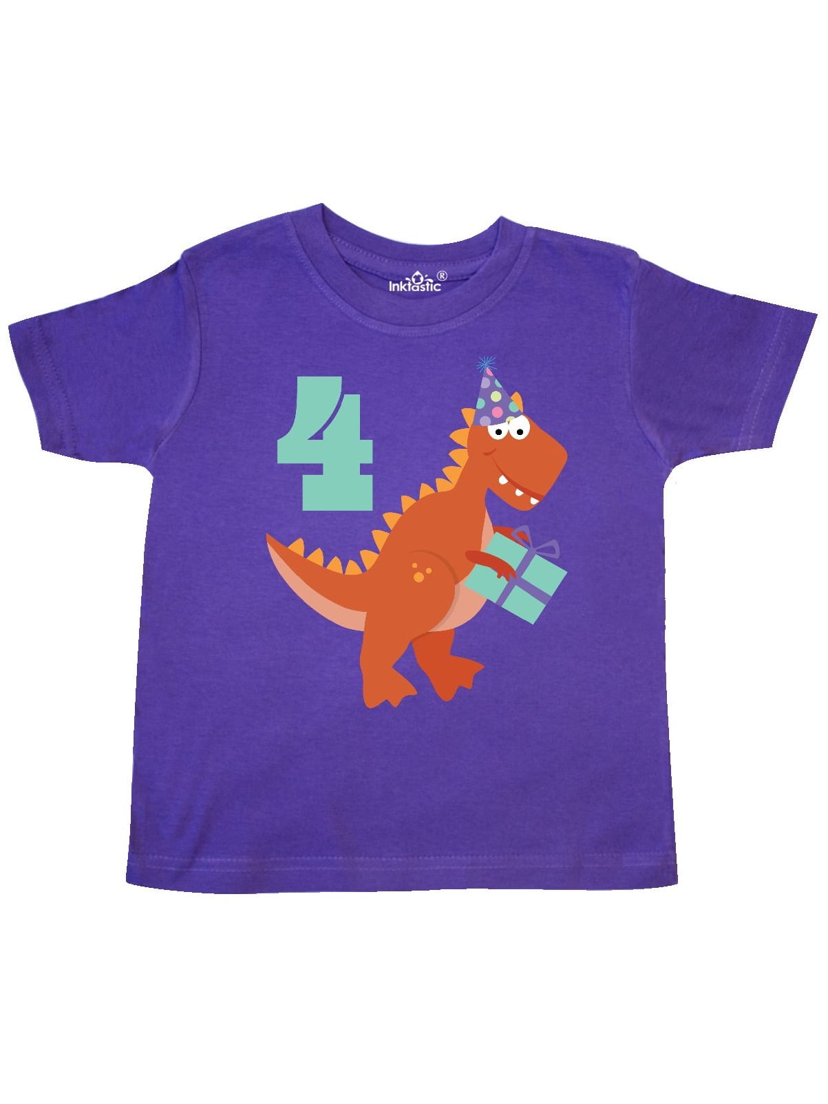 4th Birthday Toddler Long Sleeve T-Shirt inktastic This Princess is Four