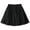 X1 Black, variant on Krdevn Girls Pleated School Uniform Skirt, Elastic Waist Kids A-Line Skort, Casual Solid Color Mini Skirt for Students,Dark Blue