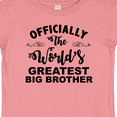 thumbnail image 4 of Inktastic Officially The World's Greatest Big Brother Boys Baby T-Shirt, 4 of 5