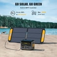 thumbnail image 2 of VTOMAN 1000W Portable Power Station&110W Solar Panel-828Wh LiFePO4 Battery Solar Generator,1 Hour Fast Charging 80 % Power Band for Home,RV Camping,Power Outage, 2 of 8