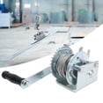 thumbnail image 1 of Hand Winch, Manual Hand Winch With 6M Wire Rope Winch Trailer Cable Winch Boat Winch Cable Length Manual Winch Iron For Pickup Trucks Trailers Of Climbing Work 272kg, 1 of 8