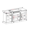 thumbnail image 6 of Multifunctional Grey Sideboard for TV / Fits in Different Decor Styles, 6 of 6