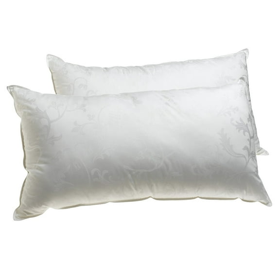 Deluxe Comfort Dream Supreme, Standard - Cooling Gel Fiber Fill - Hotel Quality - Luxury - Bed Pillow, White - Pack of 2