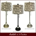 thumbnail image 4 of Royal Designs Crystal and Oil Rubbed Bronze Lamp with Cream and Brown Dog Lover Print Lamp Shade, 4 of 7