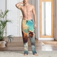 thumbnail image 2 of Fotbe Cloud Guinea Pig Pantalones de Pijama para Hombre, Pantalones de Dormir, Pantalones de Casa con Cintura Ajustable y Bolsillos-Large, 2 of 6