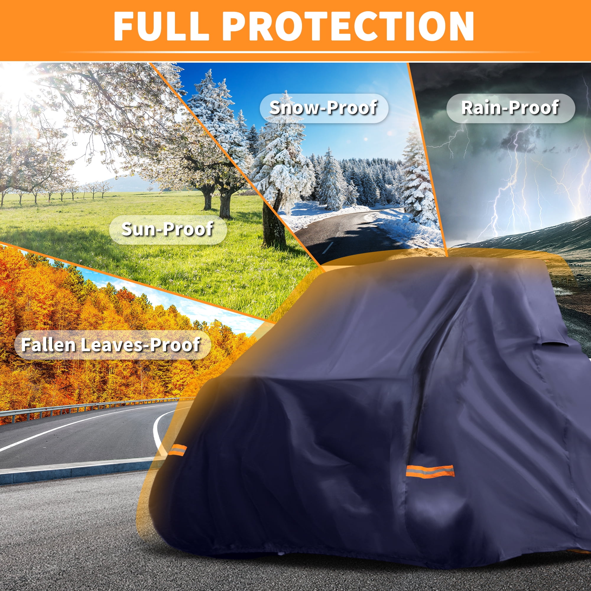 Unique Bargains UTV Cover for Polaris RZR Turbo R Ultimate Premium 210D-PU Cloth