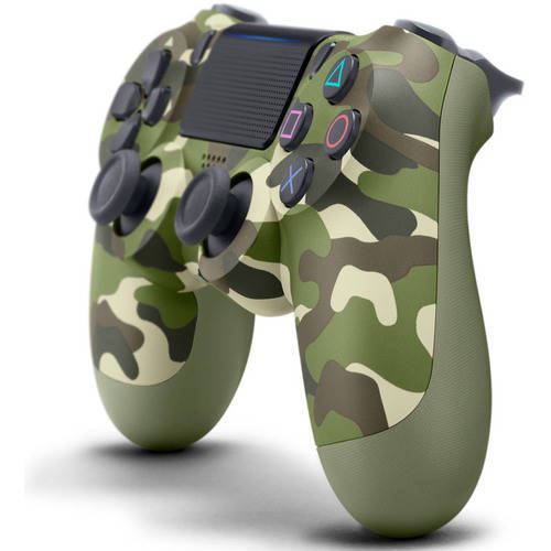 Refurbished Sony Dualshock 4 Wireless Controller For Ps4 Green Camouflage Walmart Com Walmart Com