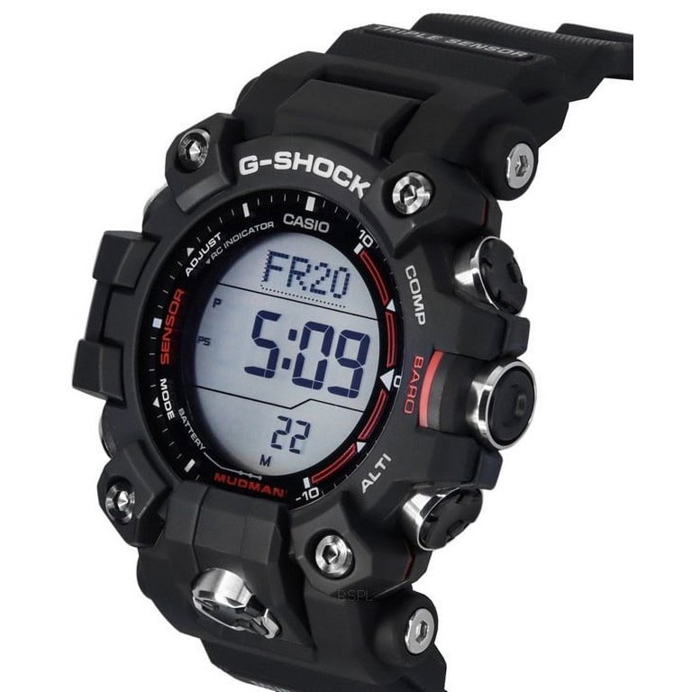 Casio G-Shock Mudman, Digital 200M Watch, Master Of G-Land, Resin