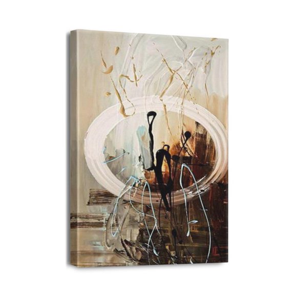 Inspire Your Space with Navy Modern Abstract Wall Art for Office, Living Room & Bedroom Decor (12x16inch)