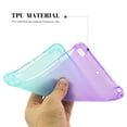 thumbnail image 5 of Cute Back Cover Case for iPad 9.7 Tablet (iPad 6th/5th Generation 2018 2017 /iPad Air 2 2014 /iPad Air 1st 2013, 9.7 Inch) - Slim Fit Light Weight Durable Silicone Back Cover Case (Purple Green), 5 of 7