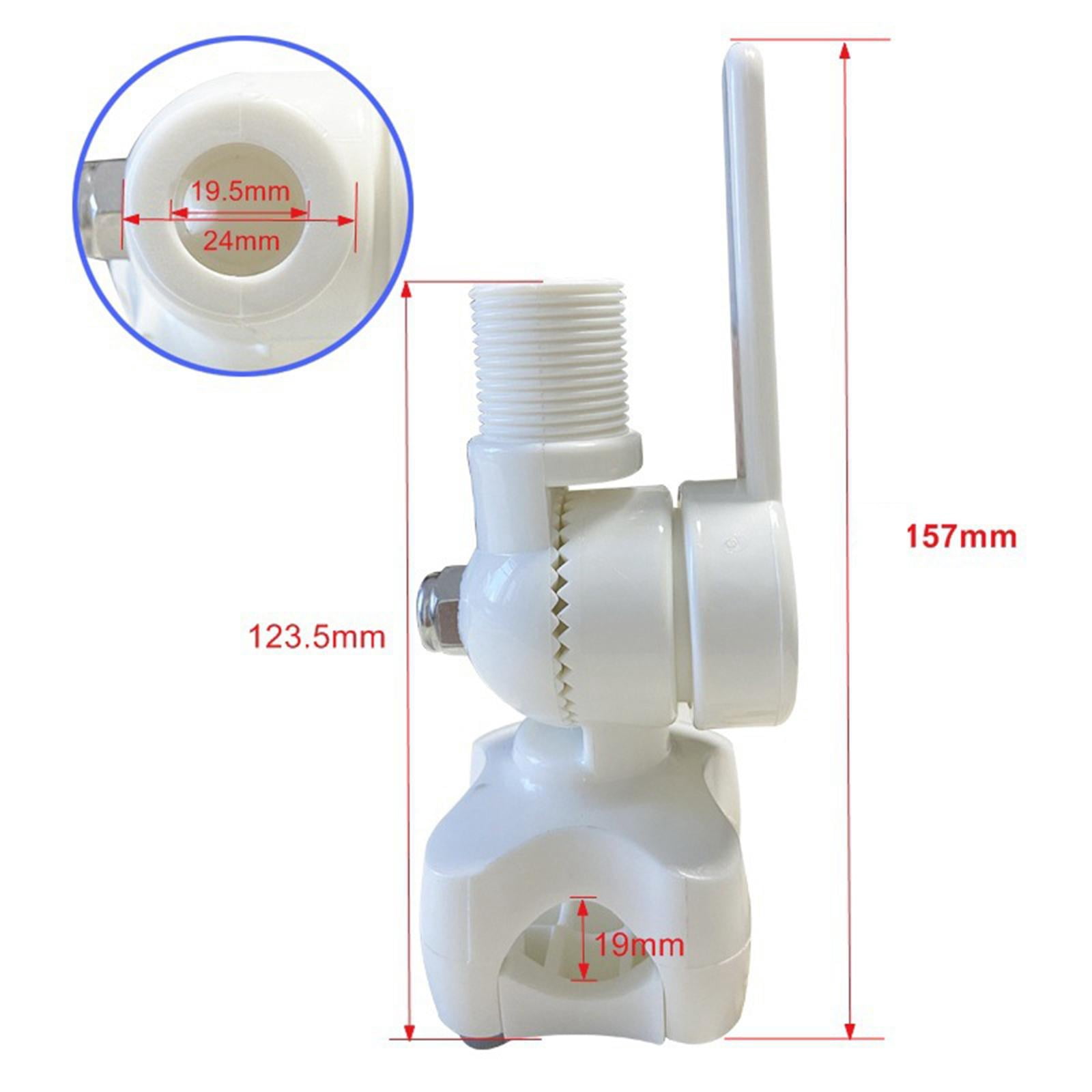 Wzmzjy Adjustable Mount, mount Holder VHF Radio Nylon White Base Mounts for Kayak Aerial Boats Sailing Yachts Accessories