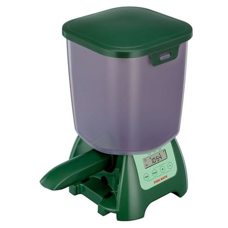 UPC: 0035368003486 | Fish Mate P7000 Automatic Pond Fish Feeder – 6.5 lbs. Capacity – Use with Sticks and Pellets Tamper and Weather Resistant