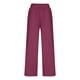 thumbnail image 5 of Pantalones de la Cintura Elástica de las Mujeres de Color Sólido Bolsillo Casual Pantalones de Moda 95% Poliéster 5% Spandex, Nuevos Pantalones Estirables para el Uso Diario, 5 of 9