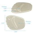 thumbnail image 4 of 2 Pairs Thick Ball of Foot Cushions,Anti-slip Gel Metatarsal Foot Pads for High Heels,Self-Sticking Shoe Inserts for Forefoot Pain Relief, 4 of 9