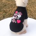 thumbnail image 4 of Bobasndm Summer Dog Sweatshirt Vest Dog Cute Heart Print Shirt,Pet O Neck Soft Puppy Clothes for Small Dog Teddy, 4 of 9