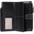 thumbnail image 3 of Women Leather Wallets RFID Blocking Clutch Card Holder Ladies Purse with Zipper Pocket, 3 of 5