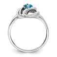 thumbnail image 3 of Sterling Silver Rhodium-plated Family Jewelry Mounting QXMR3/1SSM-7, 3 of 7