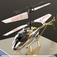thumbnail image 2 of Yajisi Remote Control Aircraft Toy 3.5 Channel Drop Resistance Alloy USB Rechargeable RC Helicopter with Light Effect Silver (8.27 inches / 21 cm), 2 of 6