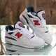 thumbnail image 1 of Men’s New Balance 550 Shoes Sneakers - White Blue Red BB550ESD, 1 of 6