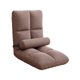 thumbnail image 5 of Silla de suelo con respaldo, plegable, transpirable, para dormitorio, sala de juegos o apartamento. Marrón, 5 of 9