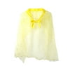 Pretend Play Dress Up Mozlly Yellow Princess Twinkle Star Costume Cape (Multipack of 6)