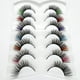 thumbnail image 1 of Granjero Gordo Pestañas postizas de visón de colores, pestañas postizas largas y gruesas en rollo completo, tira de extensión de salón 3D D-roll 7 pares (P168KC), 1 of 3