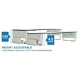 thumbnail image 2 of Mount-It! Computer Monitor Stand with USB Desktop Riser | Clear Tempered Glass & Aluminum Legs, 2 of 3