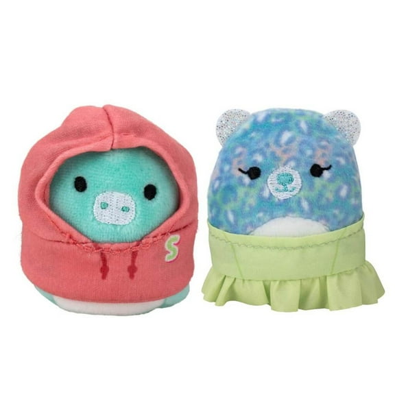 Squishville by Squishmallow Two Pack - Lindsey and Miles - 2 inch Mini Fashion Plush