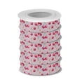 thumbnail image 2 of 5 Rolls Christmas Ribbon 1.5 inch Wide Decorative Ribbon for Gift Wrapping and Holiday Decorations Watercolor Sparkling Cherries, 2 of 7