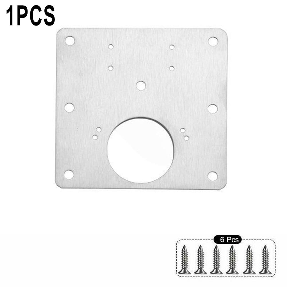 Gerich Kitchen Cupboard Door Hinge Repair Kit Plate and Fixing Screws Hinges