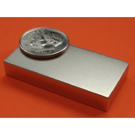 Super Strong Neodymium Magnets Block 1.5 in x 3/4 in x 1/4 in