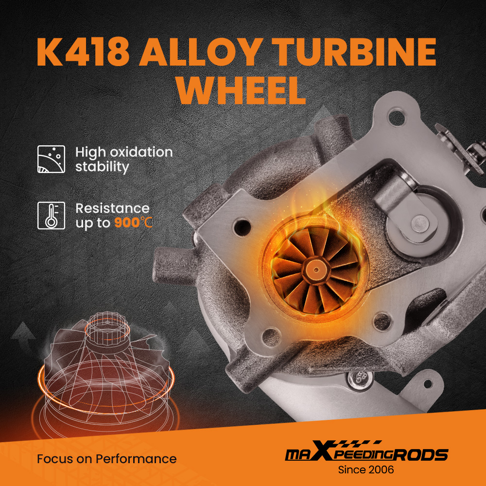 HyTurbo Turbocharger K0422-882 For Mazda CX-7 Mazdaspeed 3/6 2.3L MZR DISI