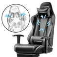 thumbnail image 5 of GTRACING Gaming Chair with Footrest Ergonomic Reclining Office Chair Swivel Rocker, Gray, 5 of 6