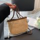 thumbnail image 5 of Bolso cruzado tejido duradero para mujer de gran capacidad para la playa de verano (caqui), 5 of 8