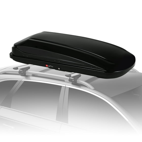 Heavy Duty Hard Shell Roof Top Cargo Carrier - 70(L) x31(W) x15(H) Waterproof Lockable Storage Box Capacity 165 Lbs 17.7 Cu Ft - Tool-Free Install- Fits SUV, Truck, Van