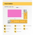 thumbnail image 4 of HOUSELABELS 2.25" x 1.25" Pink Address Labels on 1" Core Compatible With Zebra and Rollo Printers, 16 Rolls / 1,000 Labels per Roll, 4 of 8