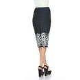 thumbnail image 4 of White Mark Women's Midi Pencil Skirt, 4 of 4