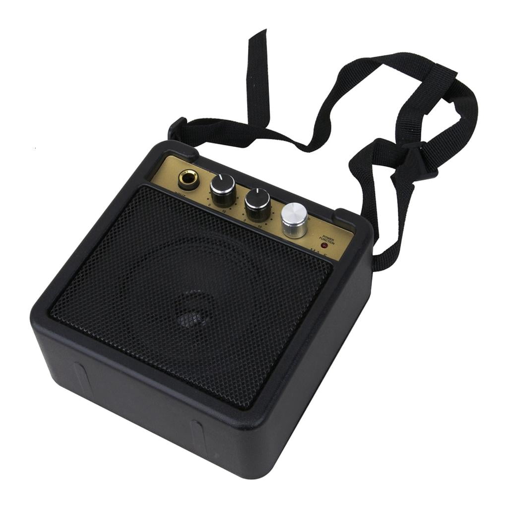 CEORPER Rechargeable Guitar Amp 5W Electric Guitar Amplifier With Hand Strap for Practice
