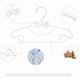 thumbnail image 5 of 40 Kids Clothes Hangers set with 3 Space Saving Clothes Hanger Chains, 5 of 5